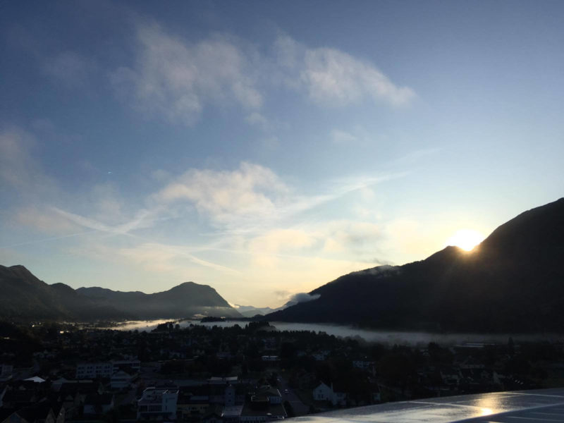 Sport- und Eventmanager auf Kreuzfahrt nach Norwegen