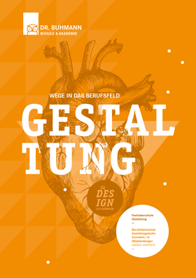 Titelblatt der Informationsbroschüre "Wege in das Berufsfeld Gestaltung"
